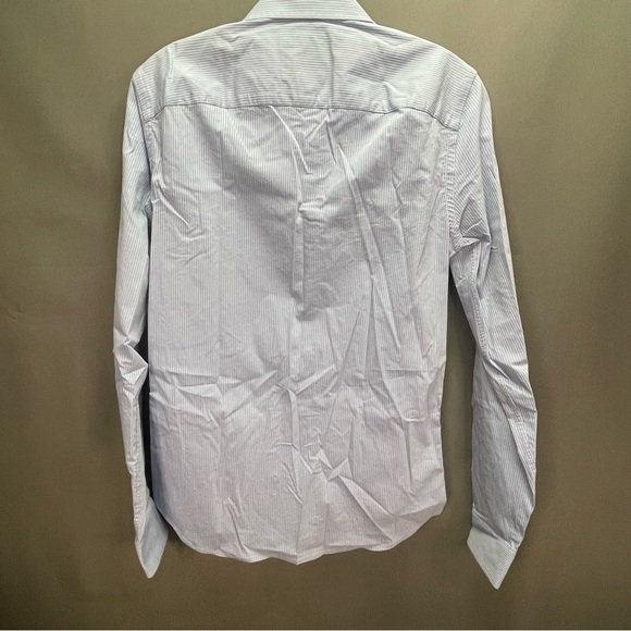 COPY - Armani Exchange blue pinstripe button down collared business professiona… - Picture 3 of 12
